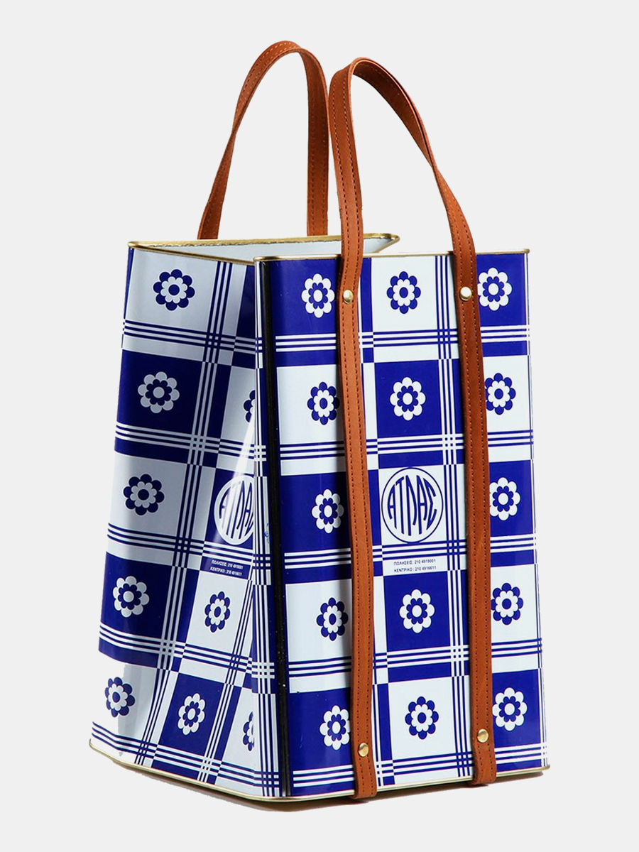 Atlas Shopper: Tin-tote bag