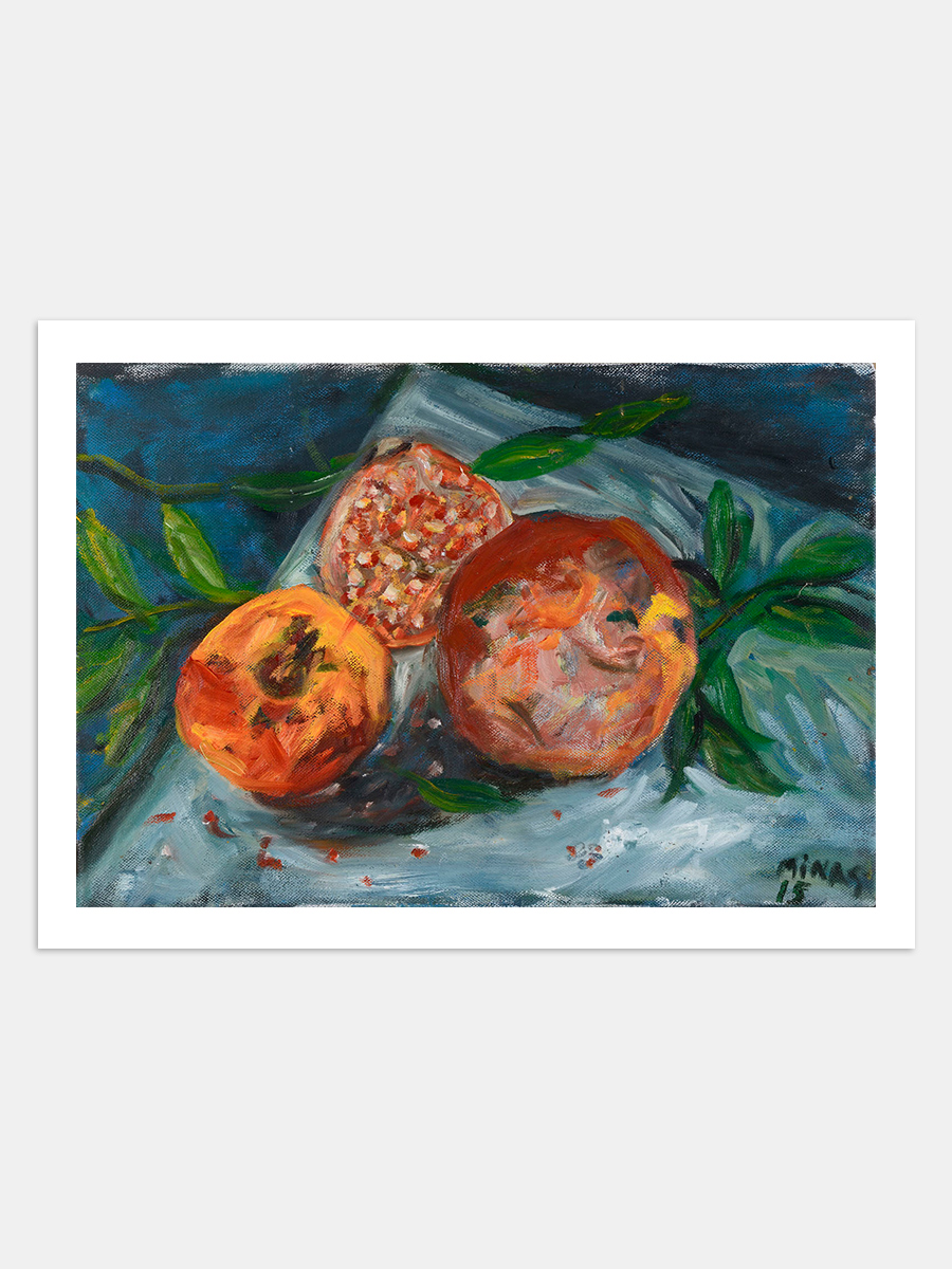 Giclée print - Minas Semertzian, Pomegranates