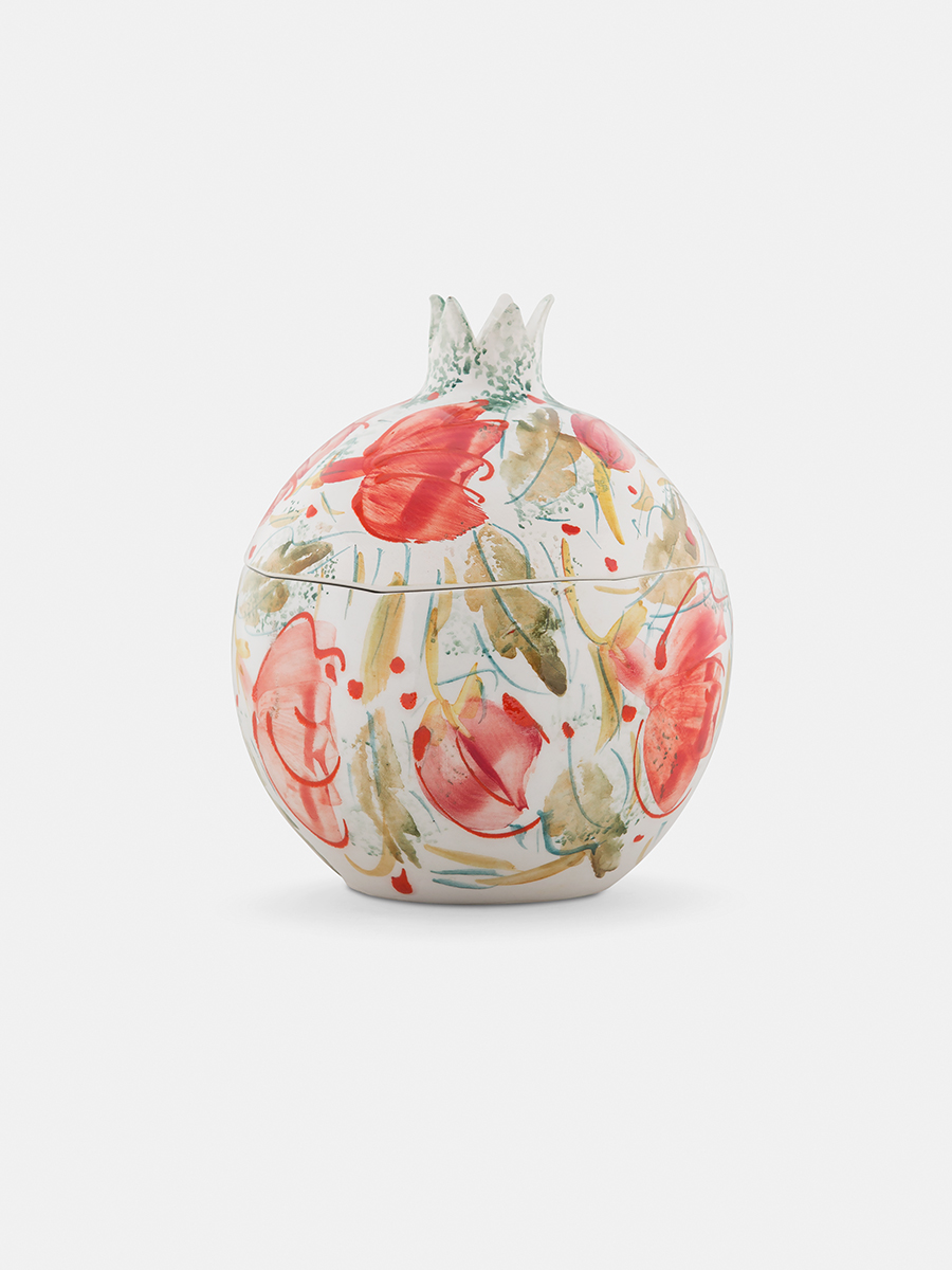Ceramic pomegranate