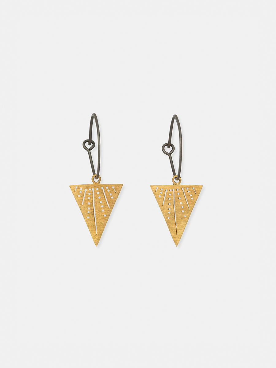 Perforated earrings - Seito