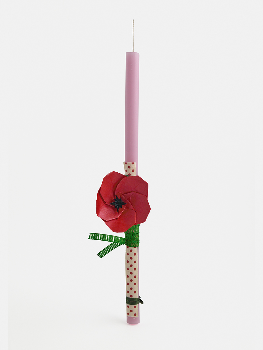 Easter candle - Origami