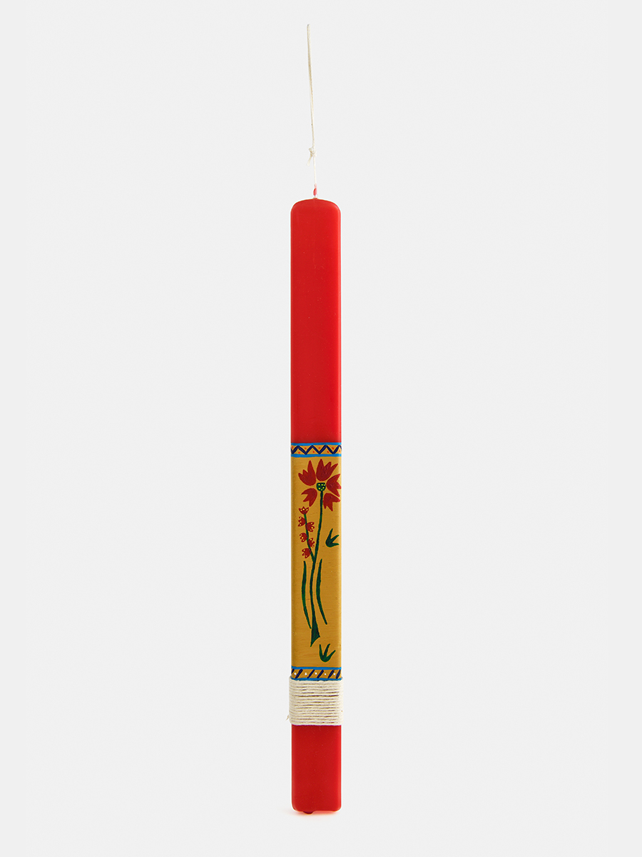Painted Easter Candle