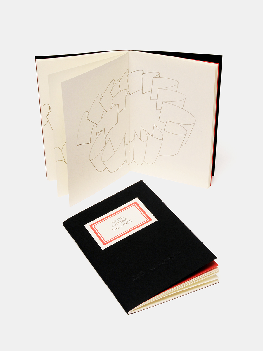 Limited edition notebook by Zoe Keramea "Write Outside the Lines"