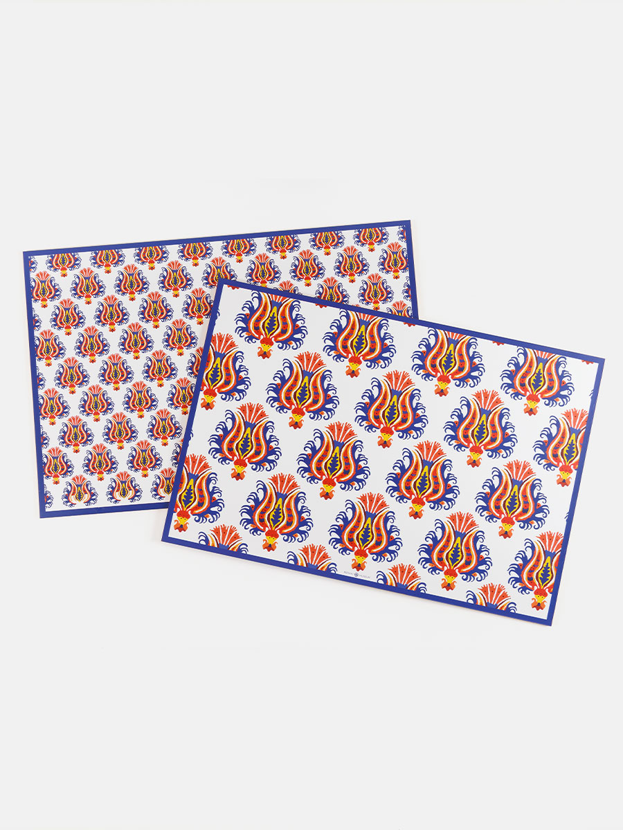 Set of double-sided placemats 