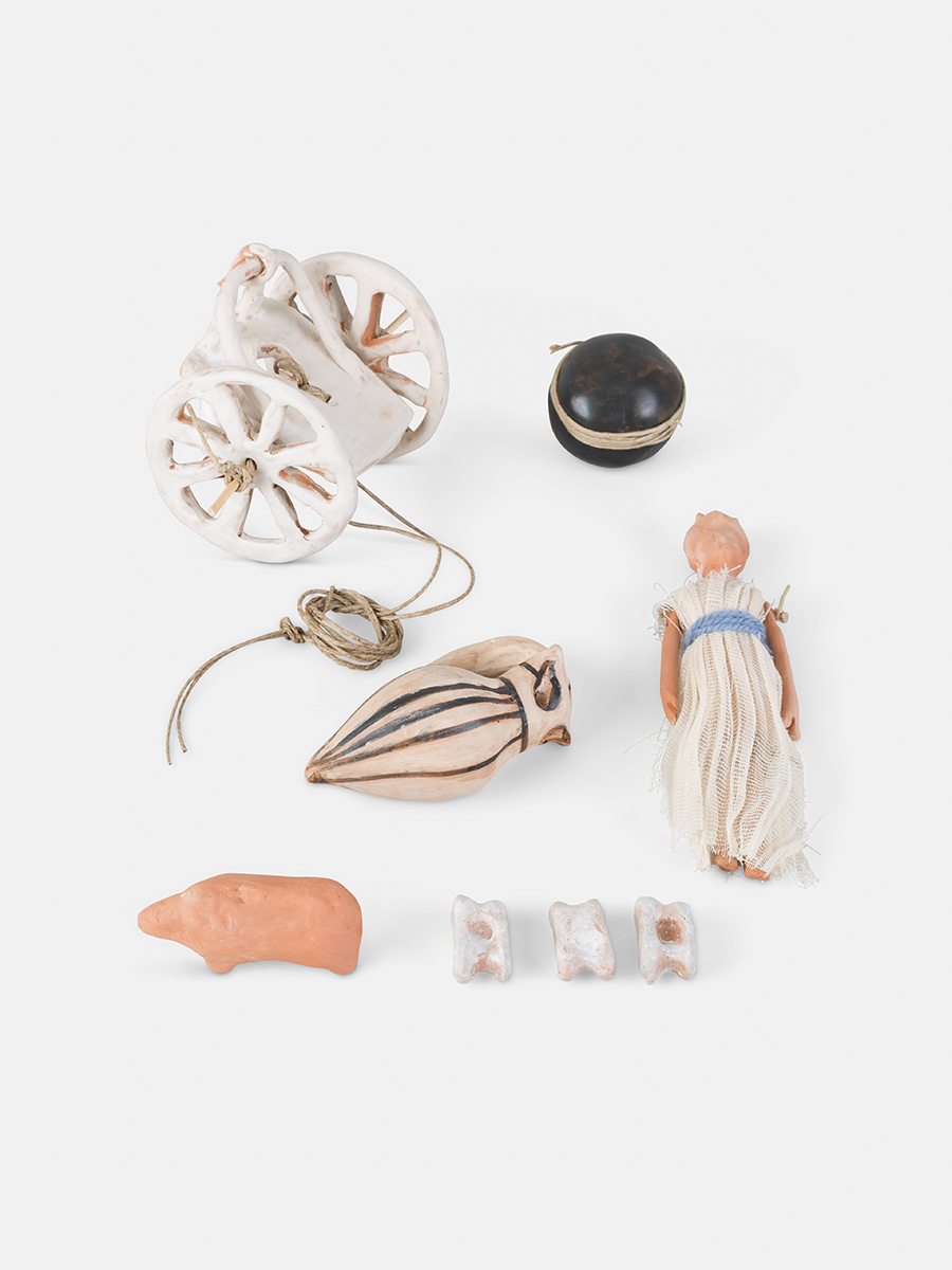 Set of clay toys