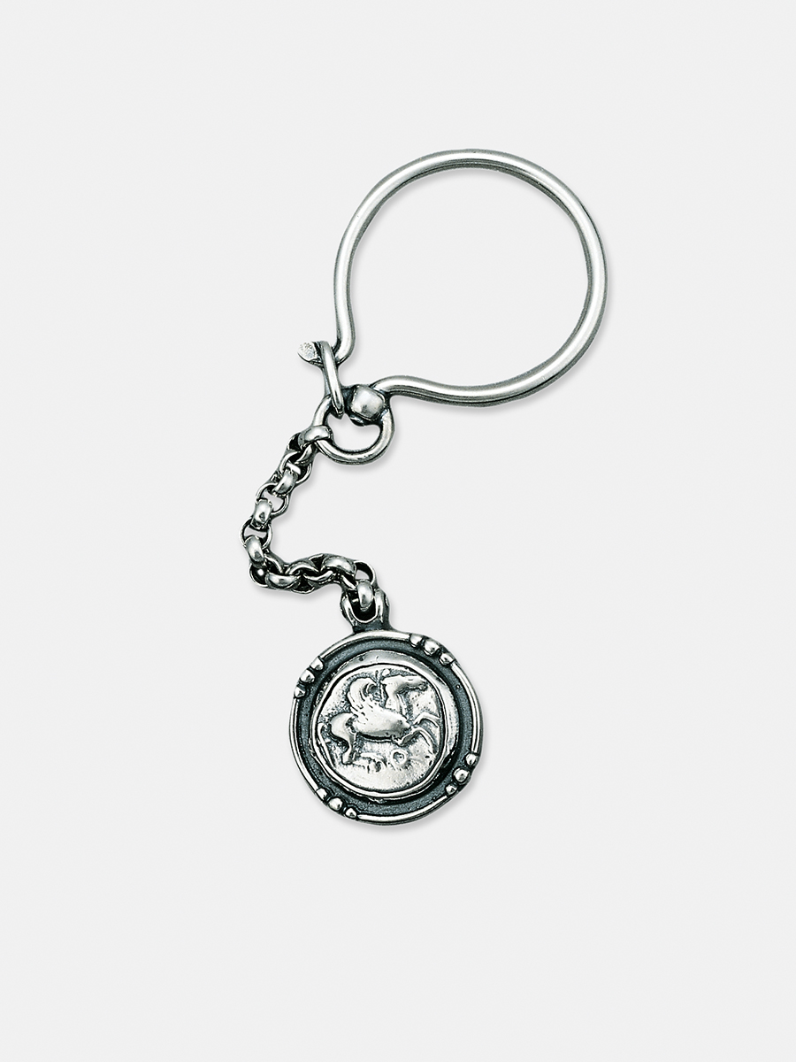 Key ring with Corinthean coin-Pegasus